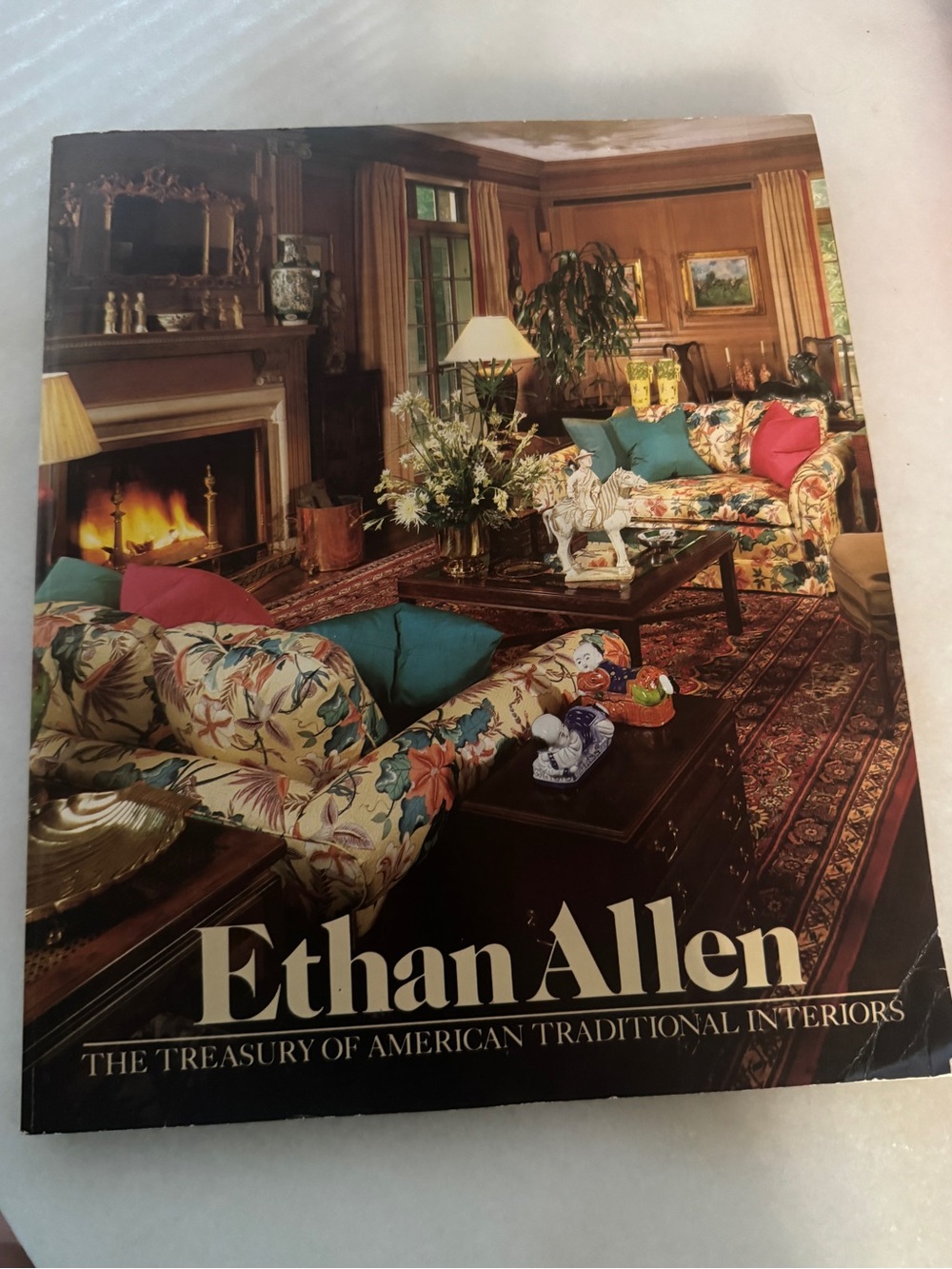 Vintage Ethan Allen Treasury Coffee table book